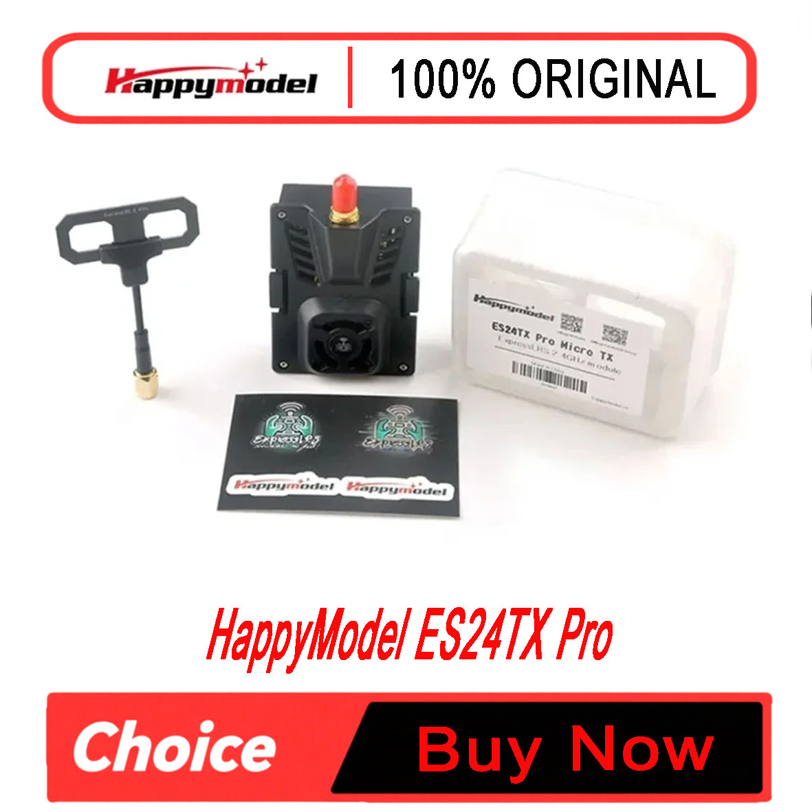Happymodel Expresslrs Elrs Es24Tx Pro 1000Mw - HappyModel ES24TX Pro 1000mW 2.4G ExpressLRS